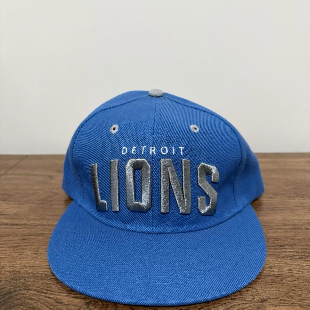 Detroit Lions Blue Snapback Hat Budweiser NFL Cap Men’s